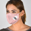 African Grey Parrot Print Face Mask