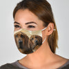 Lovely Bloodhound Print Face Mask