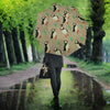 Puffins Bird Patterns Print Umbrellas