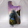 Tennessee Walker Horse Print Hooded Blanket