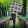 Border Collie Patterns Print Umbrellas