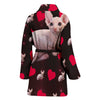 Sphynx Cat Print Women's Bath Robe