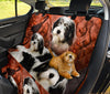 Lovely Polish Lowland Sheepdog Print Pet Seat Covers