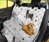 Norwegian Elkhound Floral Print Pet Seat Covers