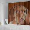 Amazing Vizsla Dog Art Print Shower Curtain