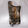 American Quarter Horse Print Hooded Blanket