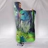 Lovely Parrotlets Parrot Print Hooded Blanket