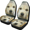 Golden Retriever Puppy Art Print Car Seat Covers