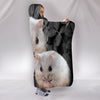 Lovely Chinese Hamster Print Hooded Blanket