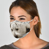 Miniature Schnauzer Print Face Mask