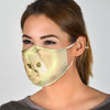 Cute Persian Cat Print Face Mask