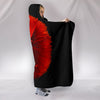 Red Betta Fish Print Hooded Blanket