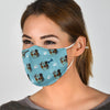 Australian Shepherd Patterns Print Face Mask