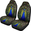 Beautiful Peacock Bird Print Car Seat Covers