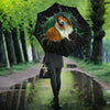 Rough Collie Dog Art Print Umbrellas