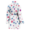 OciCat Print Women's Bath Robe