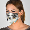 Australian Shepherd Print Face Mask