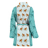 Nova Scotia Duck Tolling Retriever Dog Patterns Print Women's Bath Robe