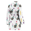 Chartreux Cat Patterns Print Women's Bath Robe