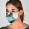 Chartreux Cat Print Face Mask