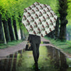 Afghan Hound Dog Pattern Print Umbrellas