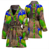 Blue Headed Parrot Art Print Women's Bath Robe