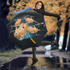 Golden Hamster Hanging Print Umbrellas