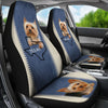 Yorkshire Terrier (Yorkie) Print Car Seat CoverTX State