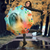 Cute Lhasa Apso Dog Print Umbrellas