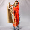 Lovely White Persian Cat Print Hooded Blanket