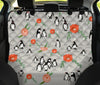 Penguin floral Patterns Print Pet Seat Covers