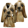 Shih Tzu Dog Print Women's Bath Robe