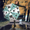 Border Collie Print Umbrellas