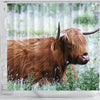 Amazing Highland Cattle (Cow) Print Shower Curtains