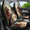 Golden Retriever Art Print Car Seat Covers