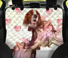 Irish Red and White Setter On Heart Print Pet Seat Covers