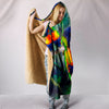 Lories And Lorikeets Parrot Print Hooded Blanket