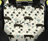 Large Black Pig Print Pet Seat Covers