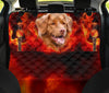 Nova Scotia Duck Tolling Retriever On Fire Print Pet Seat Covers