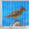 Lark Bird Print Shower Curtains