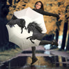 Amazing Black Horse Art Print Umbrellas