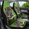 Cute American Shorthair Cat Print Car Seat Covers