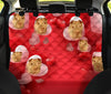 Shar Pei On Red Print Pet Seat Covers