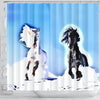 Andalusian horse Print Shower Curtain