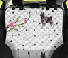 Norwegian Elkhound Floral Print Pet Seat Covers