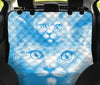 Russian Blue Cat Face Print Pet Seat Covers