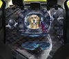 Golden Retriever In Spaceship Print Pet Seat Covers
