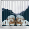 Shih Tzu Print Shower Curtain