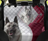 Norwegian Elkhound Print Pet Seat Covers