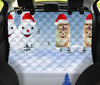 Pomeranian Christmas Print Pet Seat Covers